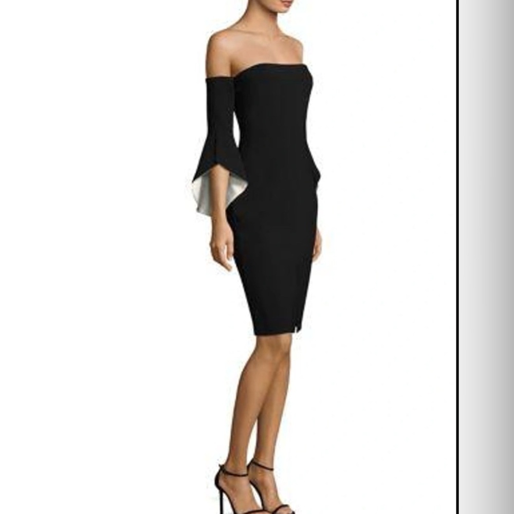 NWT Likely Brand Black Strapless Dress